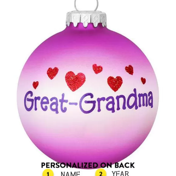 Flash Sale Personalized Great Grandma Ornament Family Members