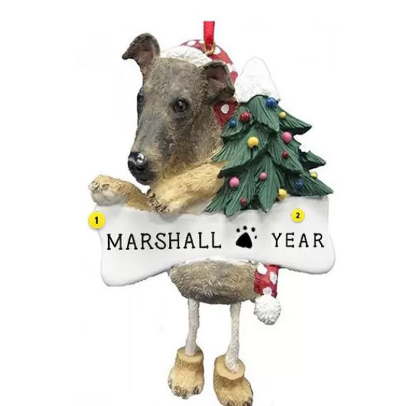 Best Sale E & S Imports Personalized Greyhound Dog Ornament