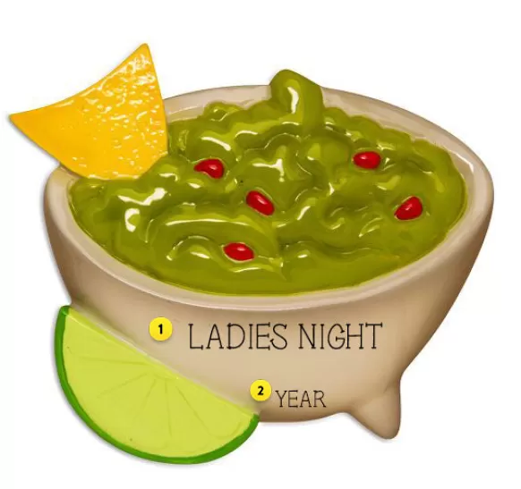Cheap PolarX Personalized Guacamole Ornament