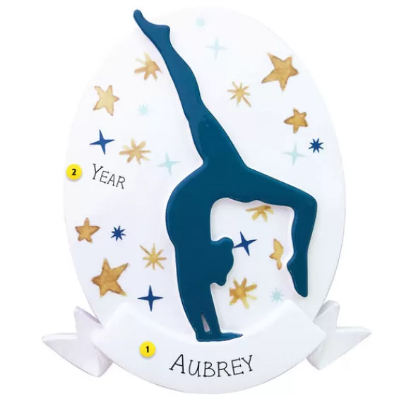 Discount PolarX Personalized Gymnastics Ornament