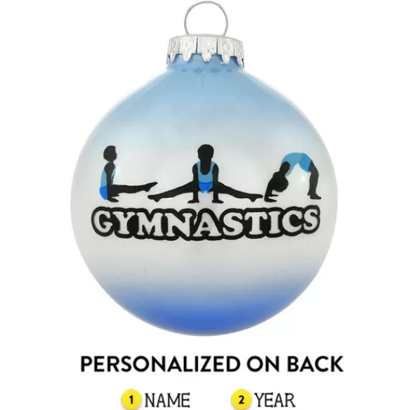 Discount Bronners Personalized Gymnastics Ornament - Male
