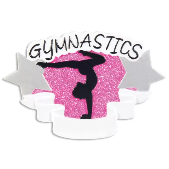 Clearance PolarX Personalized Gymnastics Star Ornament