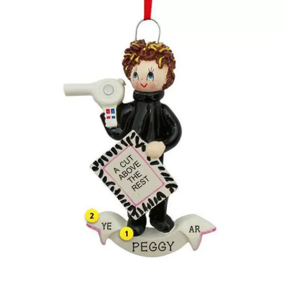Cheap Rudolph & Me Personalized Hairdresser Ornament - A Cut Above The Rest