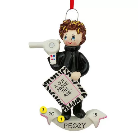 Cheap Rudolph & Me Personalized Hairdresser Ornament - A Cut Above The Rest