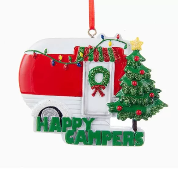 Best Sale Kurt Adler Personalized Happy Campers Ornament