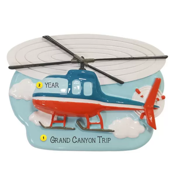 Flash Sale Personalized Helicopter Ornament Transportation