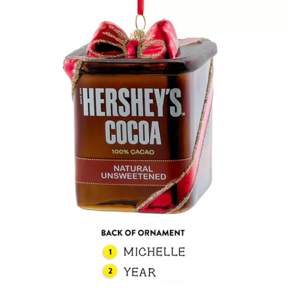 Discount Kurt Adler Personalized Hershey's Cocoa Ornament