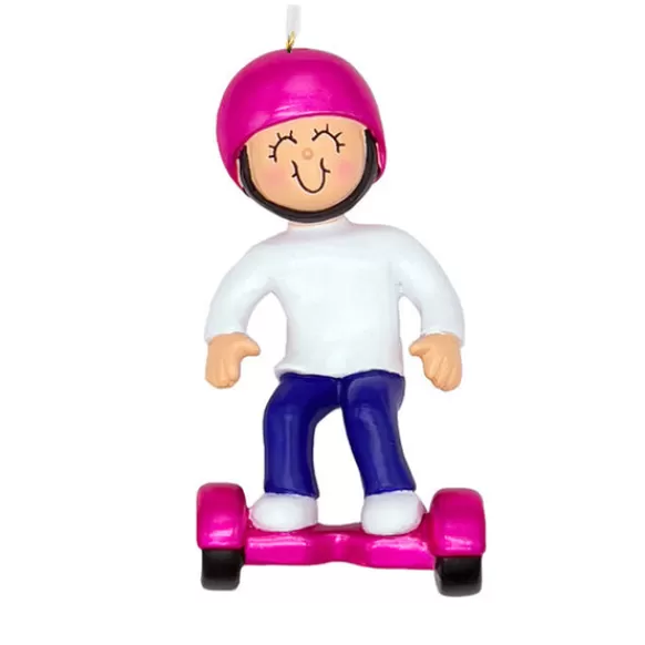 Store Personalized Hoverboard Ornament - Female Transportation