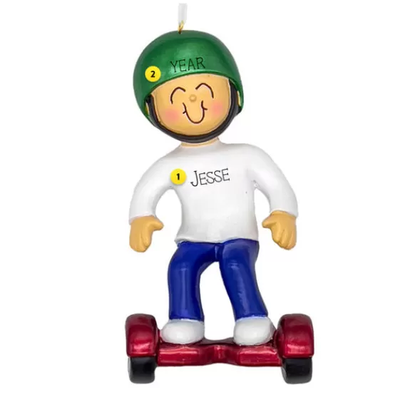 Best Sale Personalized Hoverboard Ornament - Male Transportation