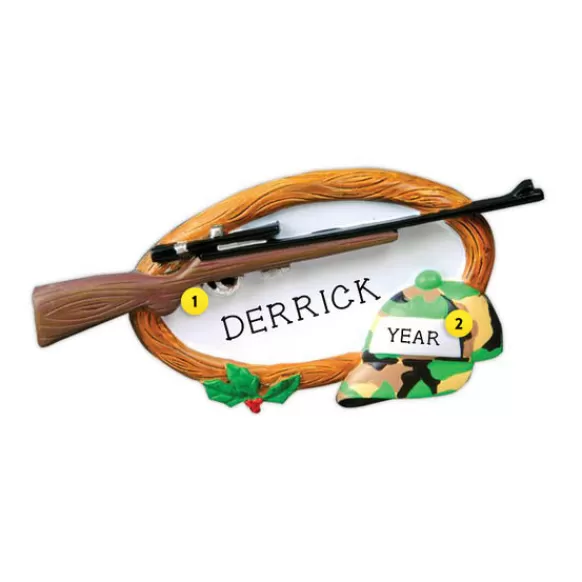 Fashion PolarX Personalized Hunter Gun Ornament
