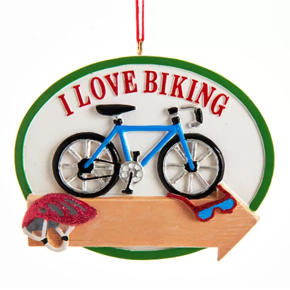 Online Kurt Adler Personalized I Love Biking Bicycle Ornament