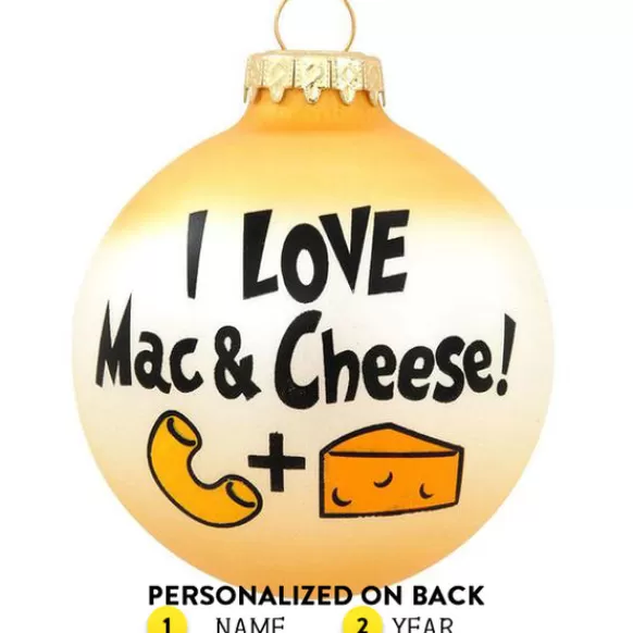 Shop Bronners Personalized I Love Mac & Cheese Ornament