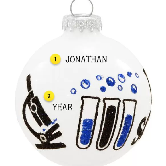 Sale Personalized I Love Science Ornament School Days