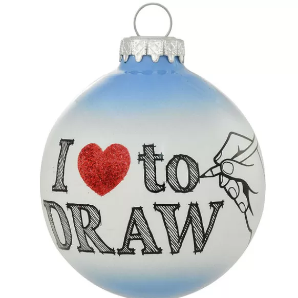 Flash Sale Personalized I To Draw Ornament Hobbies & Activities