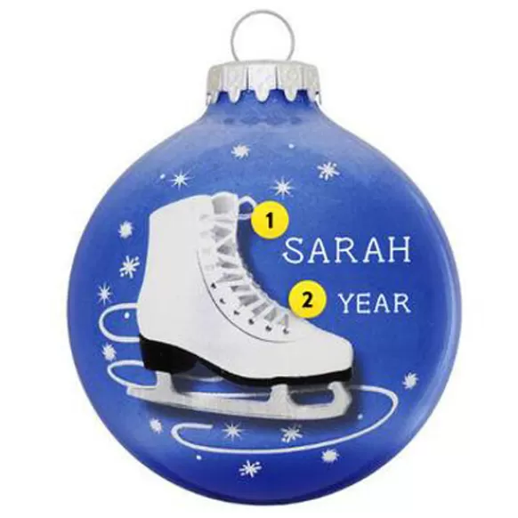 Best Sale Bronners Personalized Ice Skate Ornament
