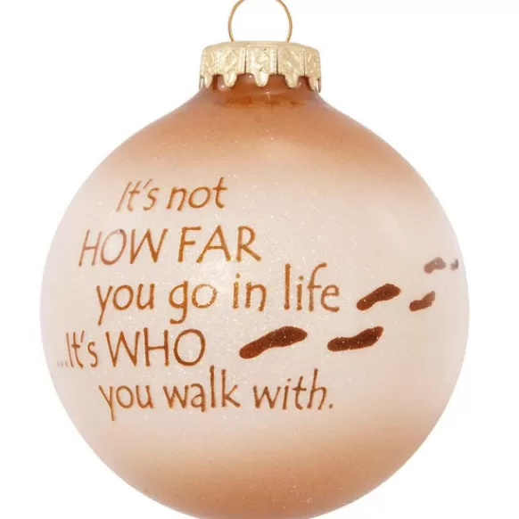 Flash Sale Personalized "It's Not How Far..." Ornament Angels & Religious