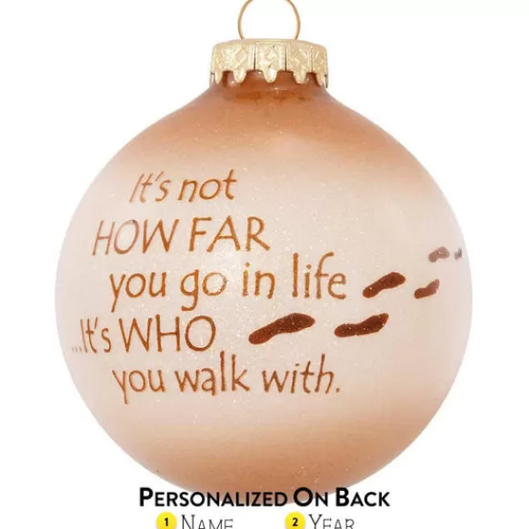 Flash Sale Personalized "It's Not How Far..." Ornament Angels & Religious