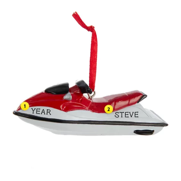 Flash Sale Kurt Adler Personalized Jet Ski Ornament