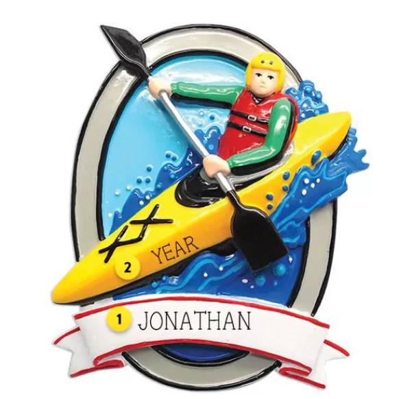 Store PolarX Personalized Kayak Ornament
