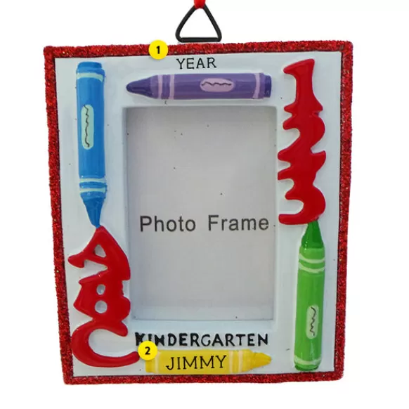 Discount Personalized Kindergarten Picture Frame Ornament School Days