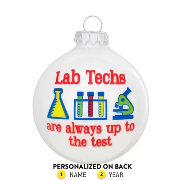 Best Sale Bronners Personalized Lab Tech Ornament