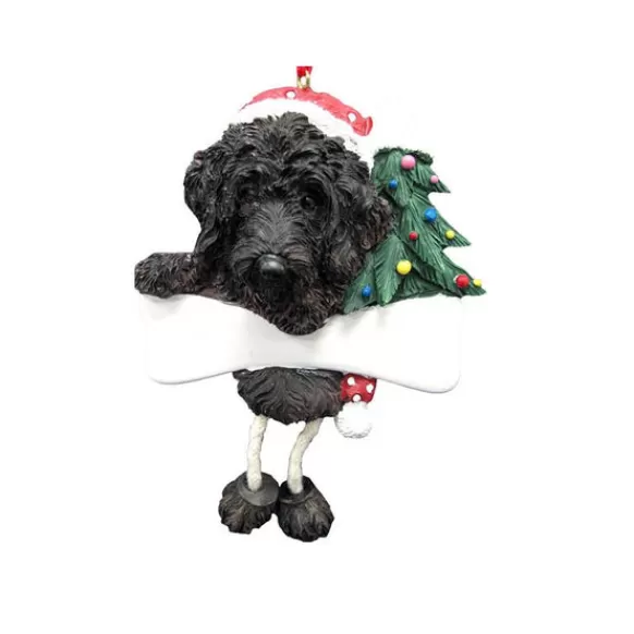Best Sale E & S Imports Personalized Labradoodle Dog Ornament Black