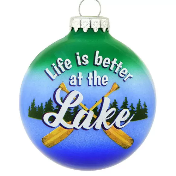Clearance Personalized Life Is Better At The Lake Ornament Home & Housewarming