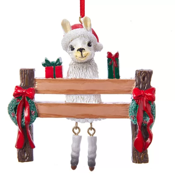 Store Kurt Adler Personalized Llama Ornament