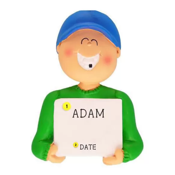 Fashion Personalized Lost Tooth Ornament - Male Growing Up