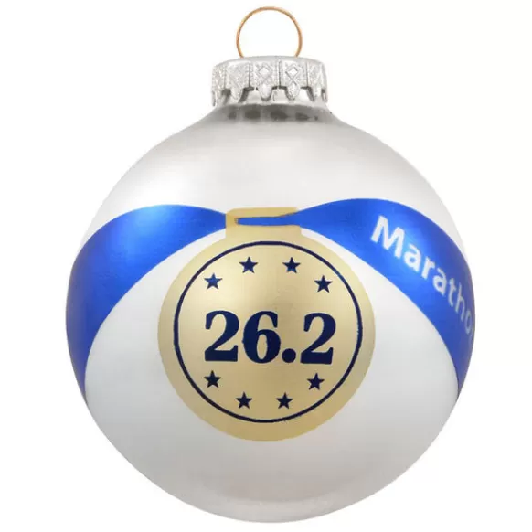 Cheap Bronners Personalized Marathon Glass Ornament