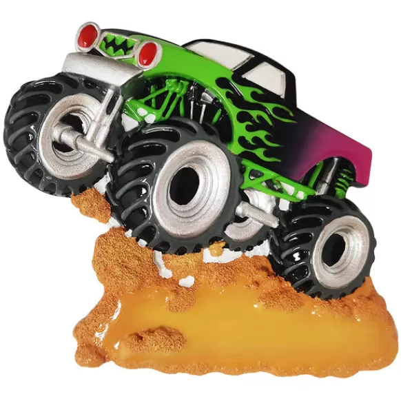 Clearance Personalized Monster Truck Ornament Transportation
