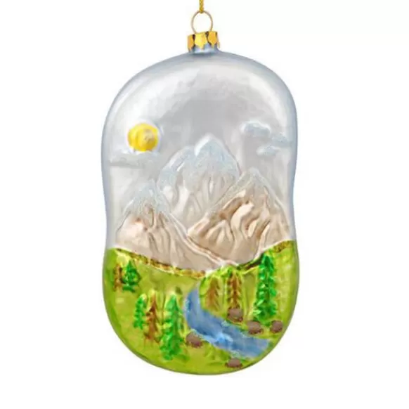 Fashion Bronners Personalized Mountain Scene Ornament