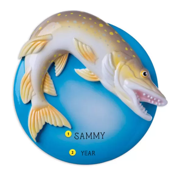 Clearance PolarX Personalized Northern Pike Ornament