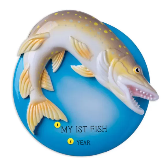 Flash Sale Personalized Northern Pike Ornament Fish & Reptile