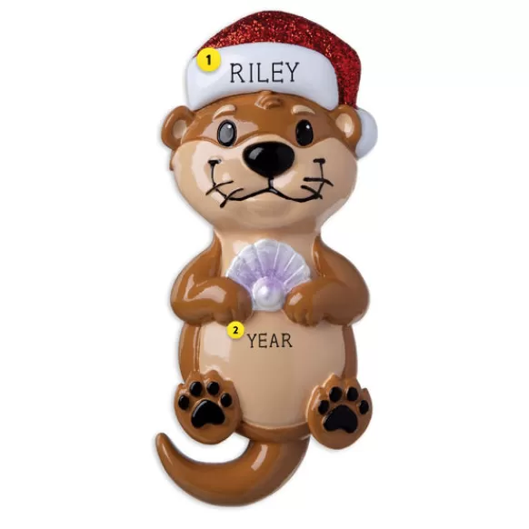Discount Personalized Otter Ornament Animals