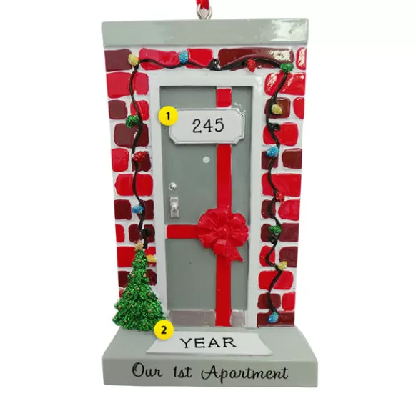 Online Personalized Our 1St Apartment Ornament Home & Housewarming