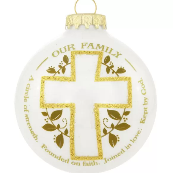 Sale Bronners Personalized Our Family Circle Glass Ornament