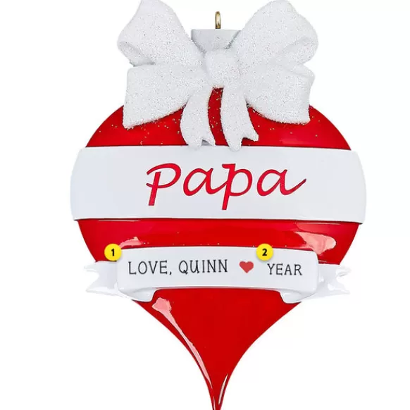 Sale Personalized Papa Ornament Family Members