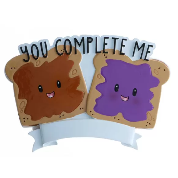 Flash Sale Personalized Pb&J Couple Ornament Couples