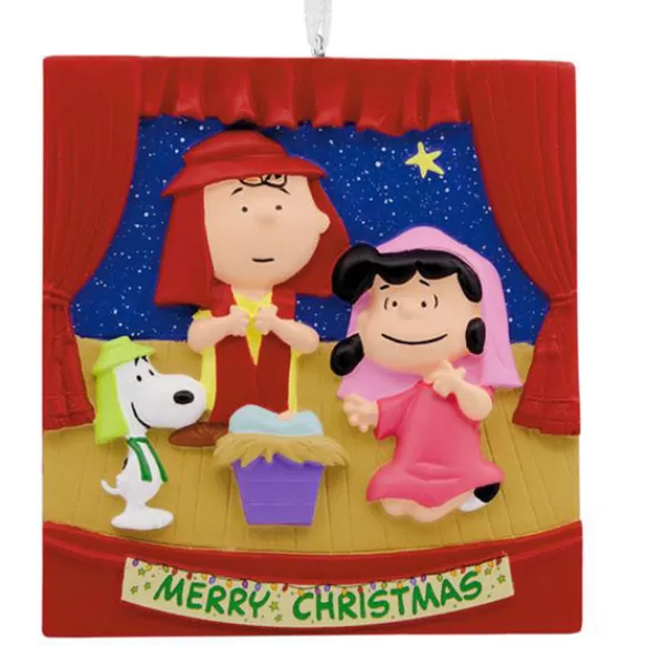 Cheap Personalized Peanuts Gang Nativity Ornament Licensed Characters