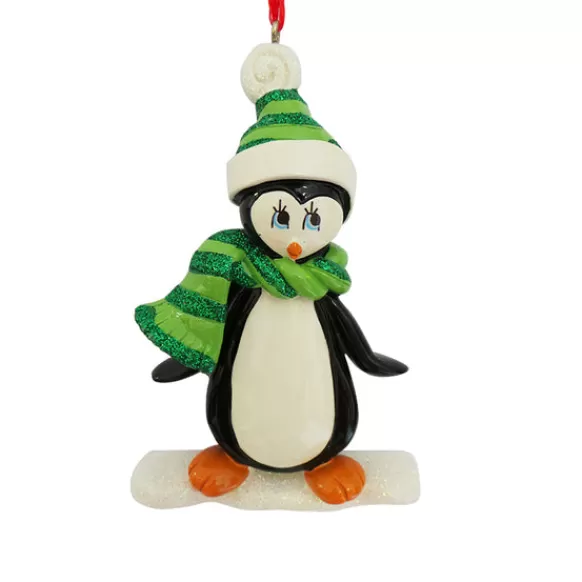 Discount Rudolph & Me Personalized Penguin On Ice Ornament