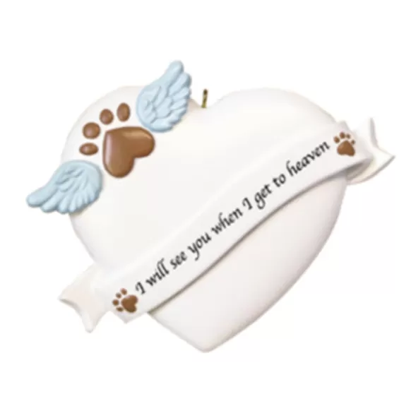 Online Personalized Pet Memorial Heart Ornament Memorial