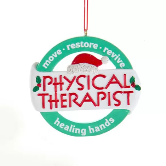 Discount Kurt Adler Personalized Physical Therapist - Healing Hands Ornament