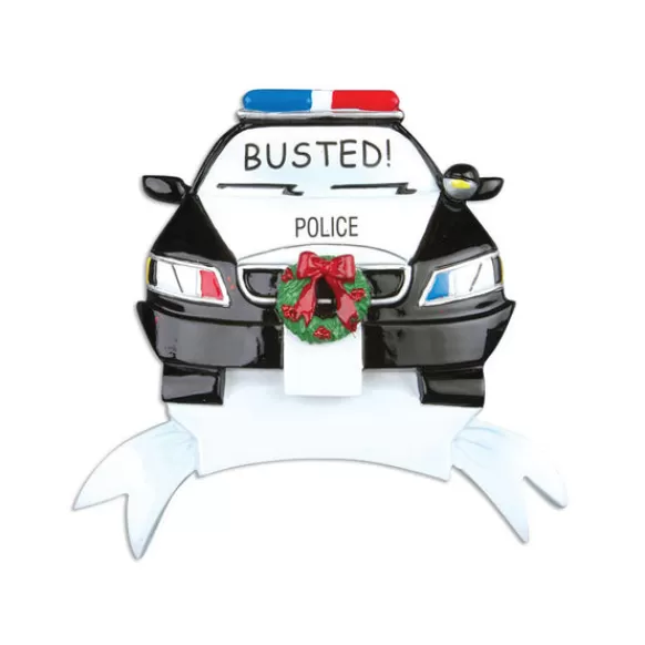 Fashion PolarX Personalized Police Car Ornament
