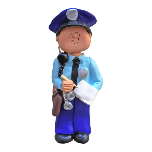 Sale Ornament Central Personalized Police Officer Ornament
