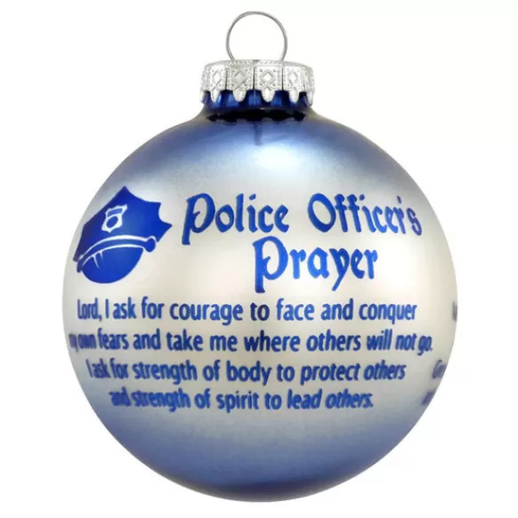 Cheap Bronners Personalized Police Officer's Prayer Ornament