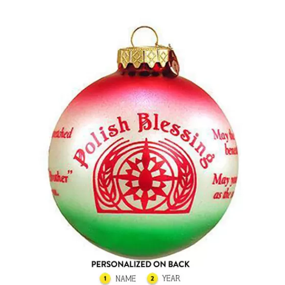 Online Bronners Personalized Polish Blessings Ornament