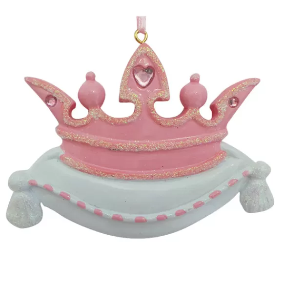 Flash Sale Personalized Princess Crown Ornament - Pink Kids