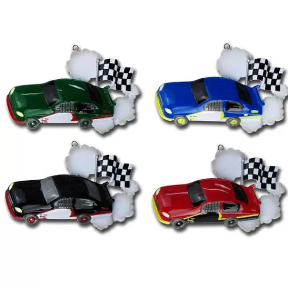 Fashion PolarX Personalized Race Car - Assorted Ornament