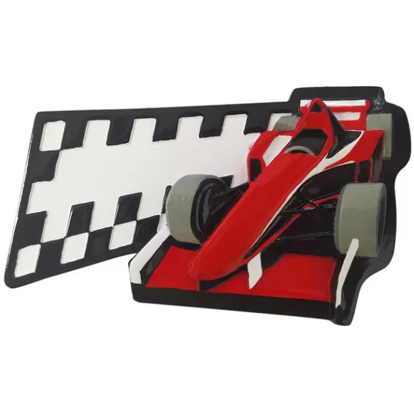 Sale PolarX Personalized Red Dragster Car Ornament